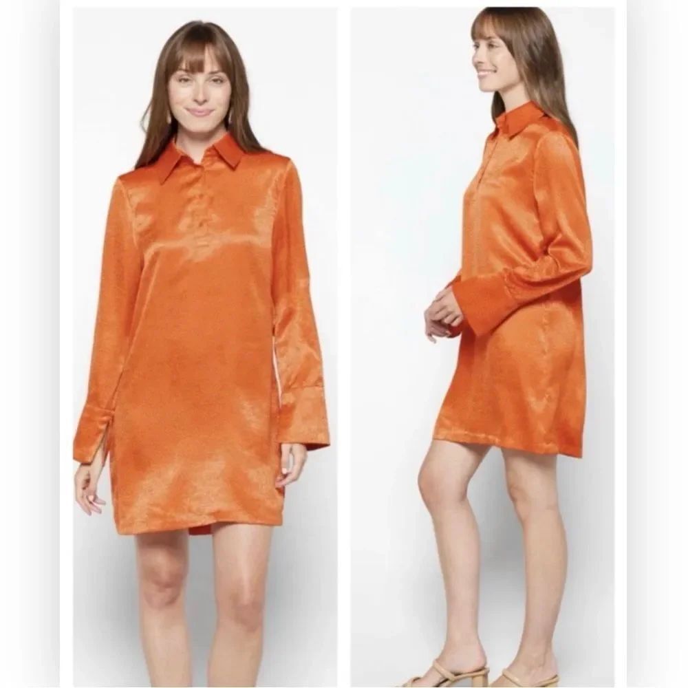 NWT Wayf silk dress